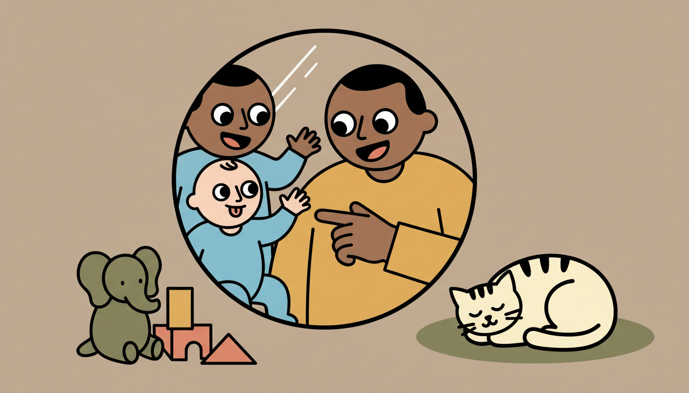 Mirror play together