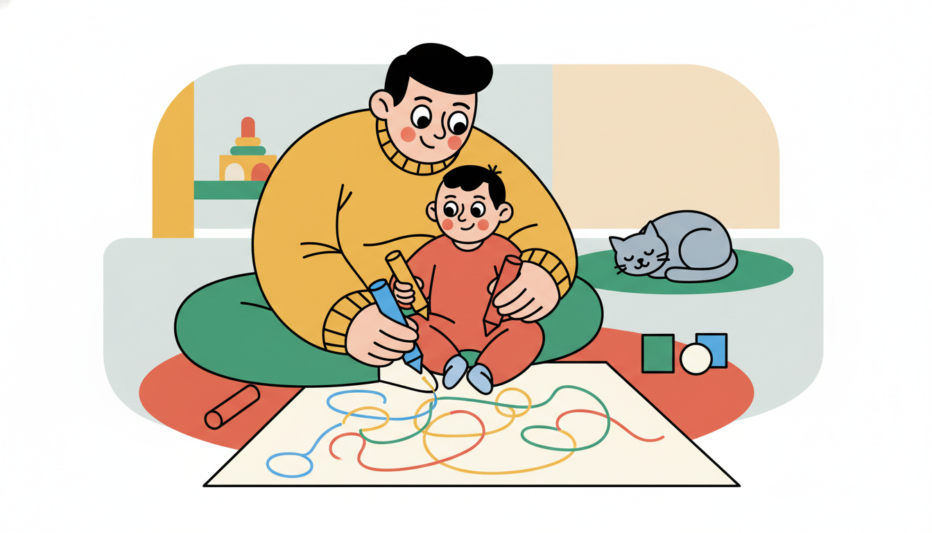 Scribble and draw together