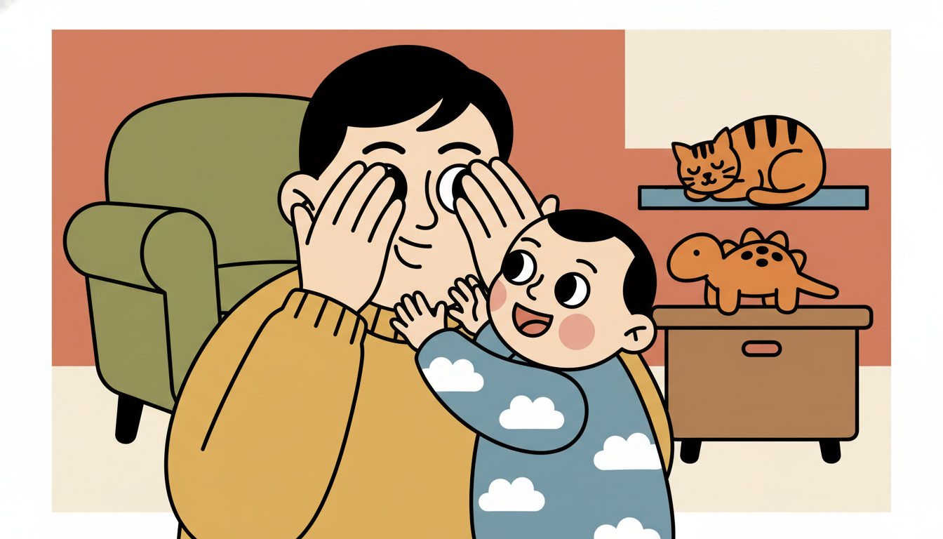 Peek-a-boo with patience