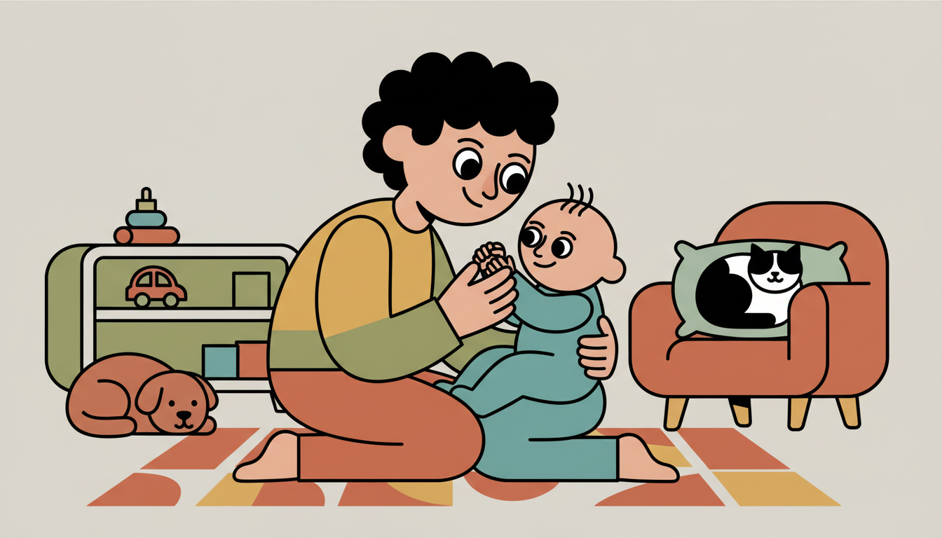 Share in baby's discoveries