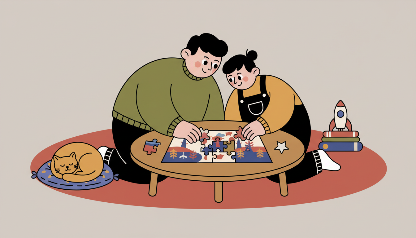 Family puzzle tradition