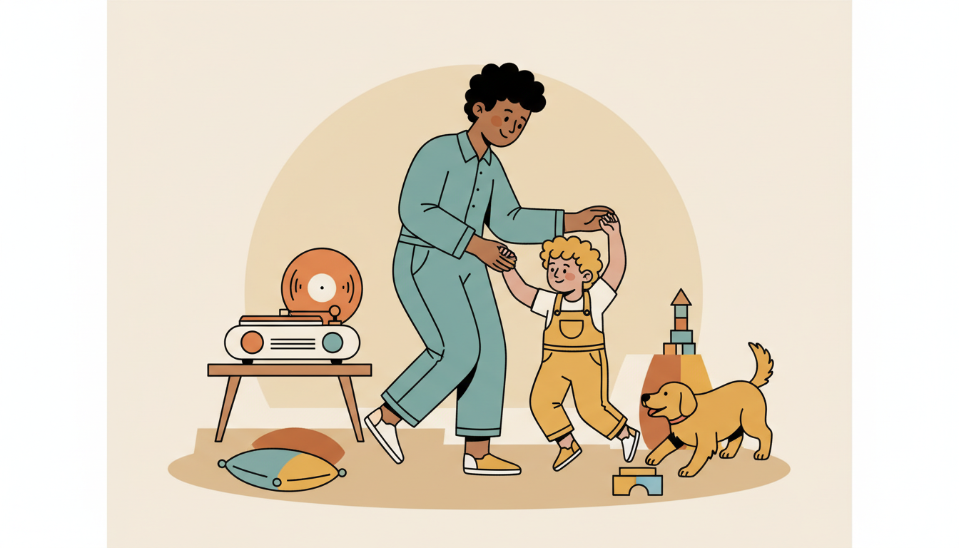 Dance and freeze game