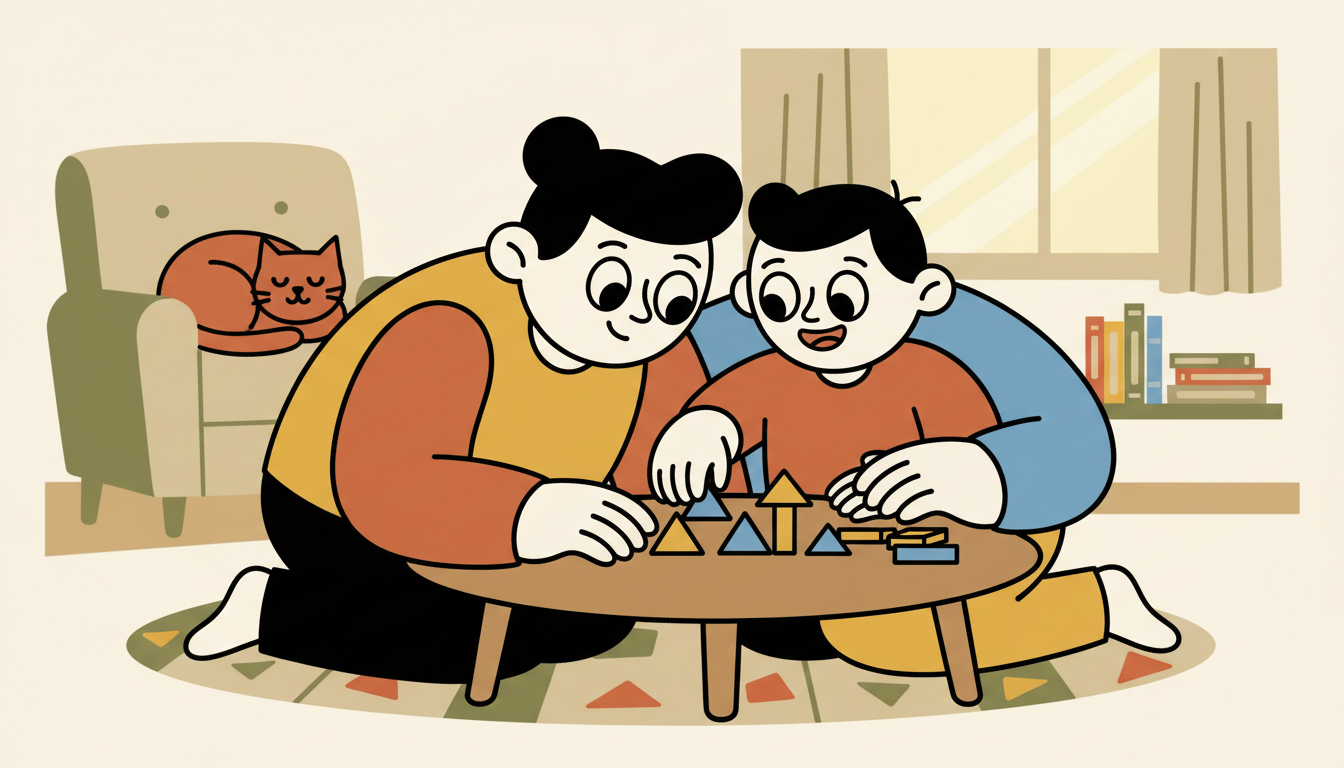 Pattern block building