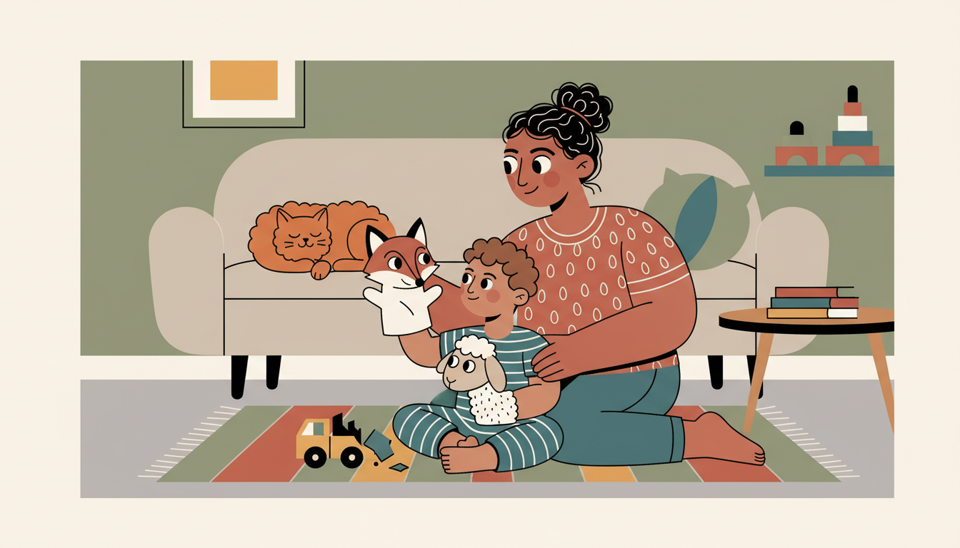 Truth-telling puppet show