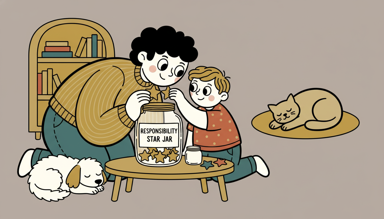 Responsibility star jar