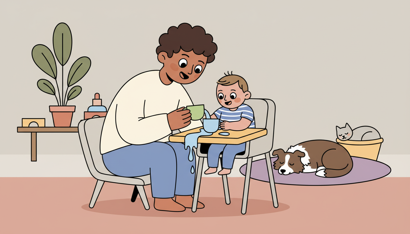 Water pouring exploration