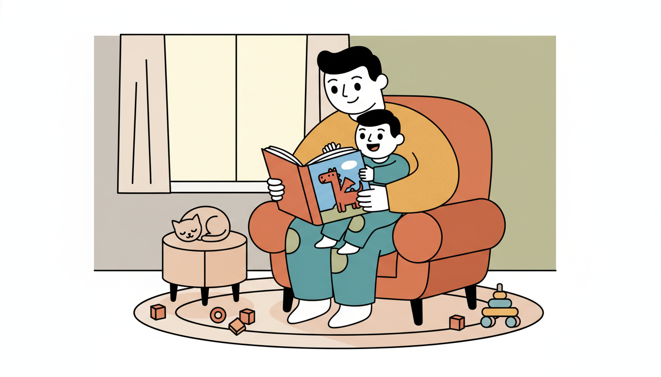 Story time with cuddles