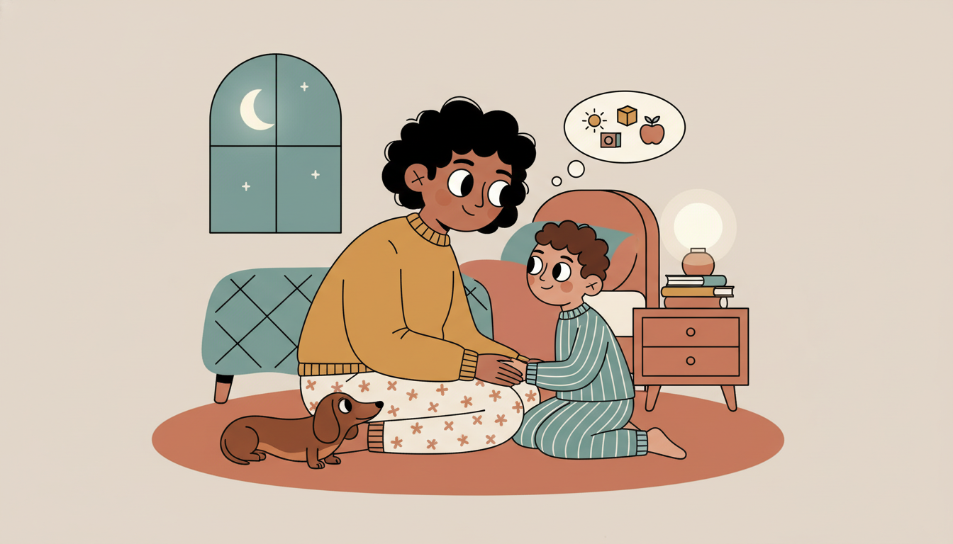 Three thanks at bedtime