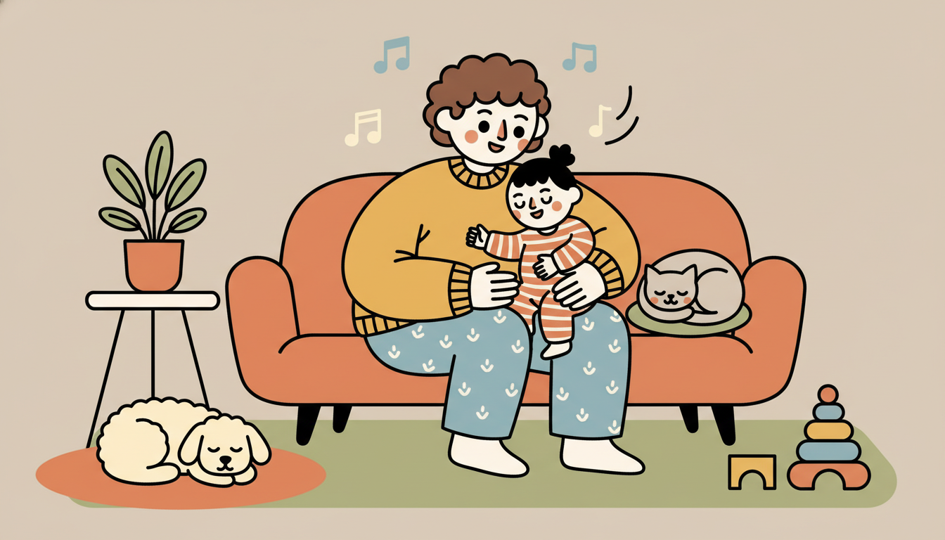 Sing and cuddle routine