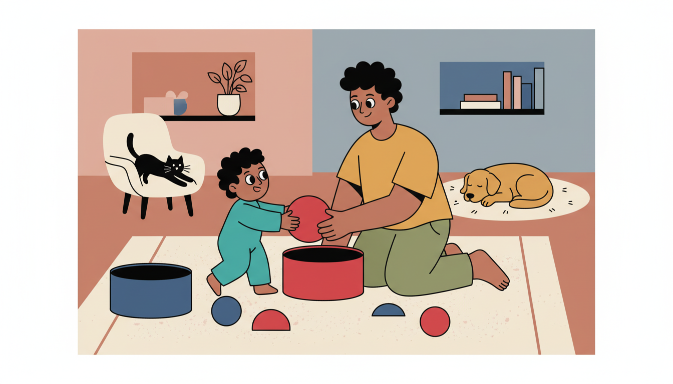 Color sorting with movement