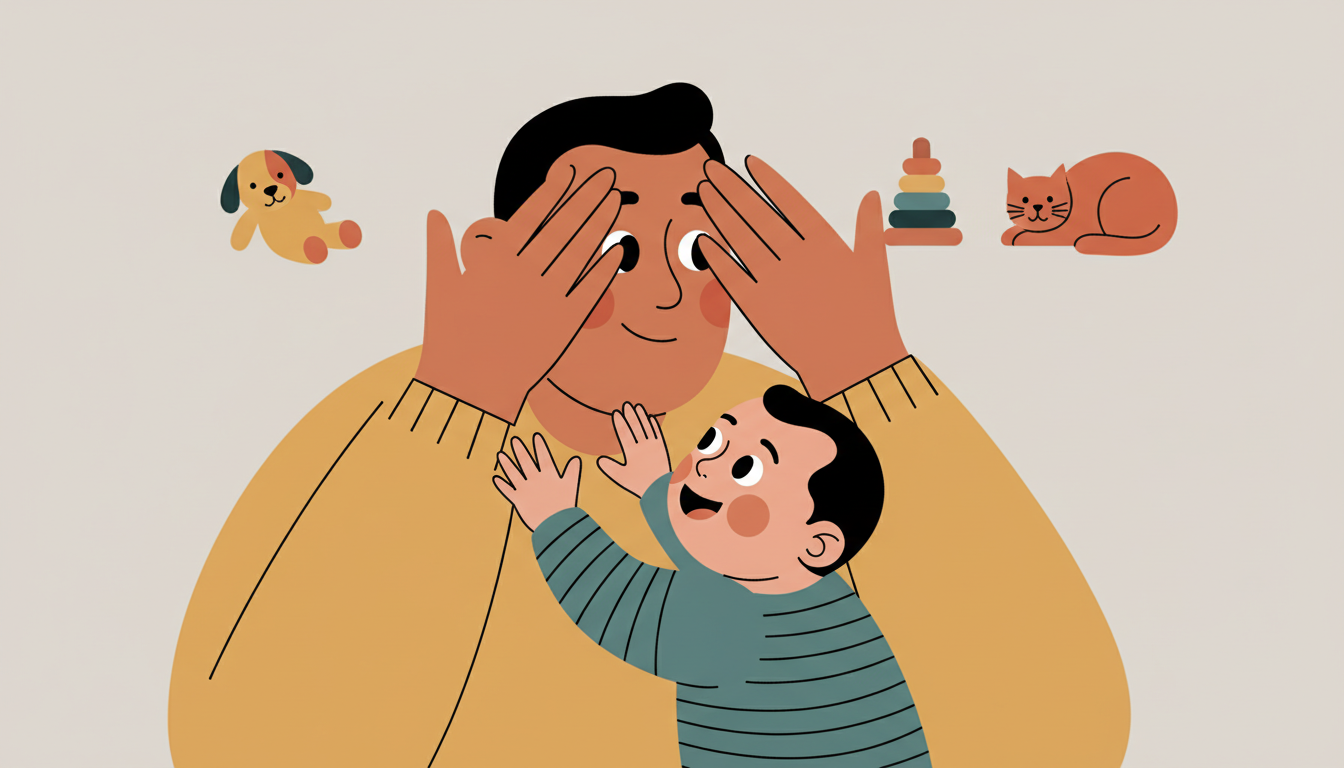 Play peek-a-boo with warmth