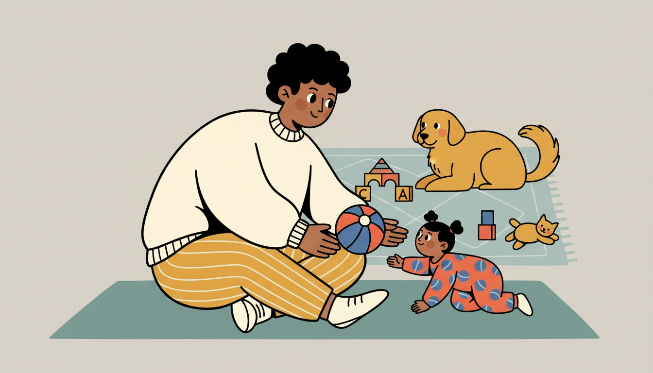 Ball rolling and chasing